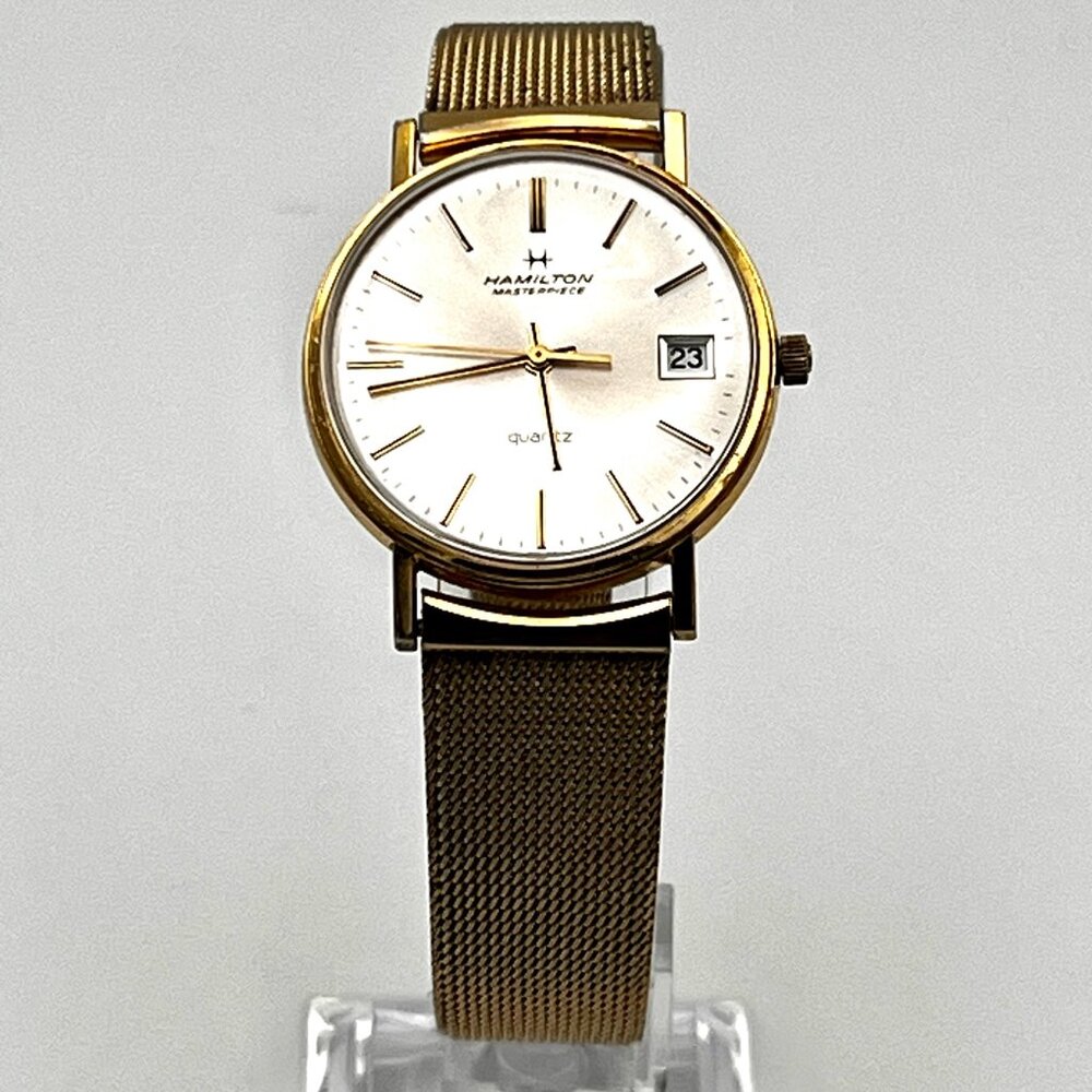 Vintage Hamilton Mens Watch1960's Masterpiece 10K Gold Filled 33mm Dress Working
